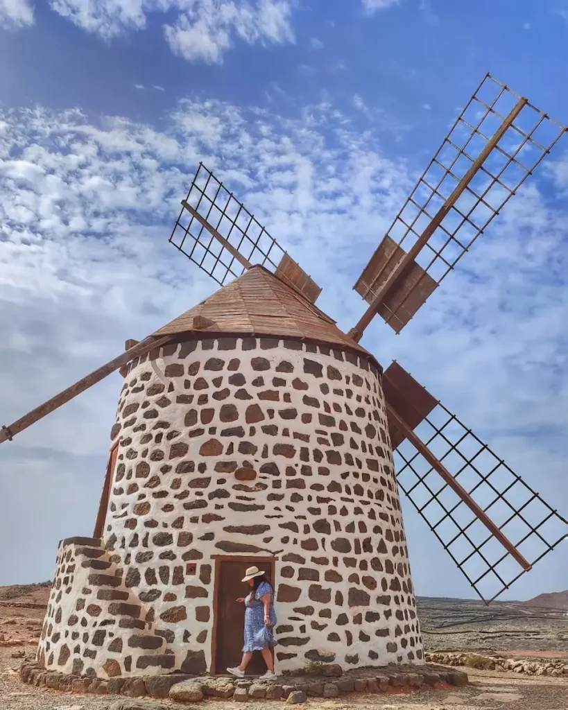 Molinos de Villaverde, Fuerteventura, Islas Canarias, España