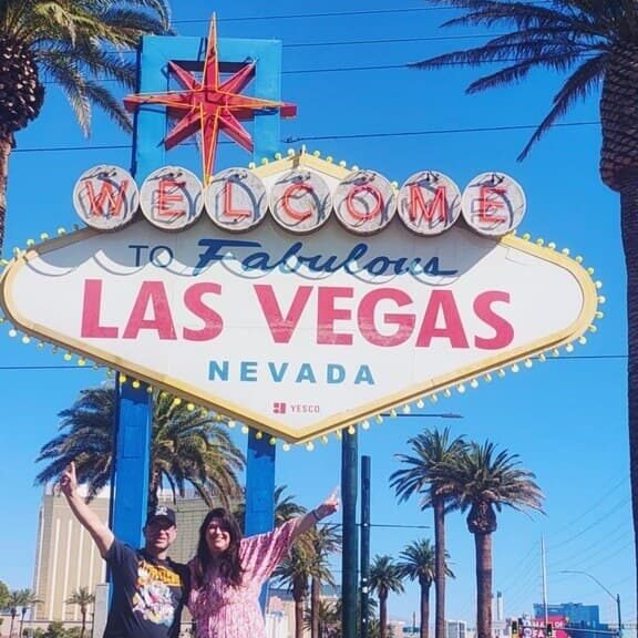 El mítico cartel Welcome to Fabulous Las Vegas durante nuestra ruta por la Costa Oeste de EEUU
