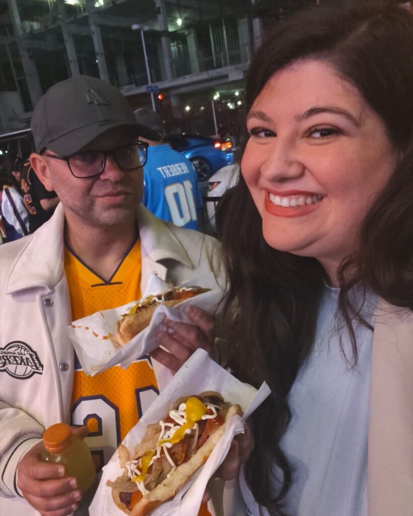 Hot Dogs partido nba los angeles lakers