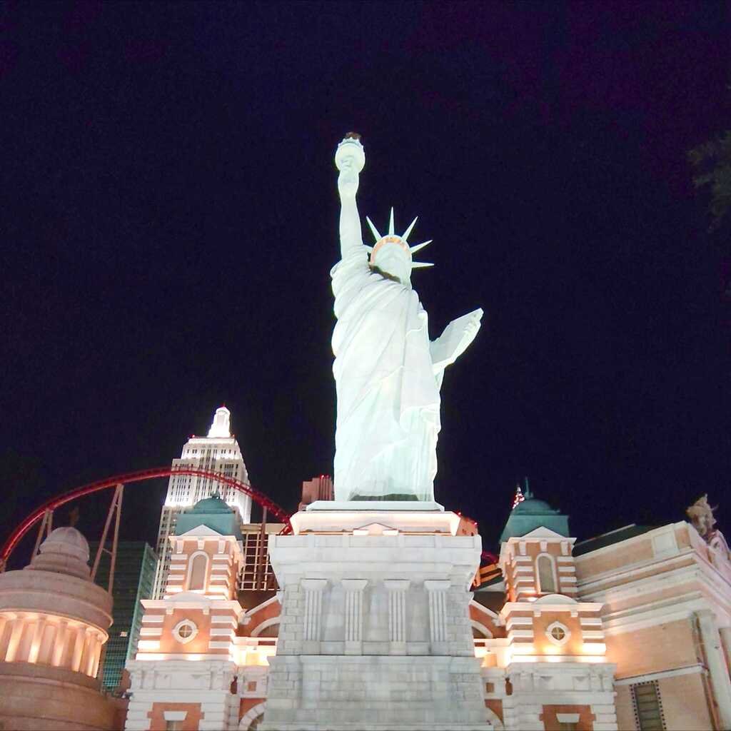 Estatua de la Libertad Hotel New York New York en Las Vegas