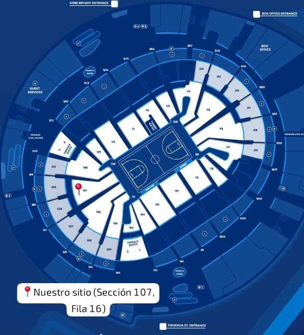 Asientos elegidos CryptoArena
