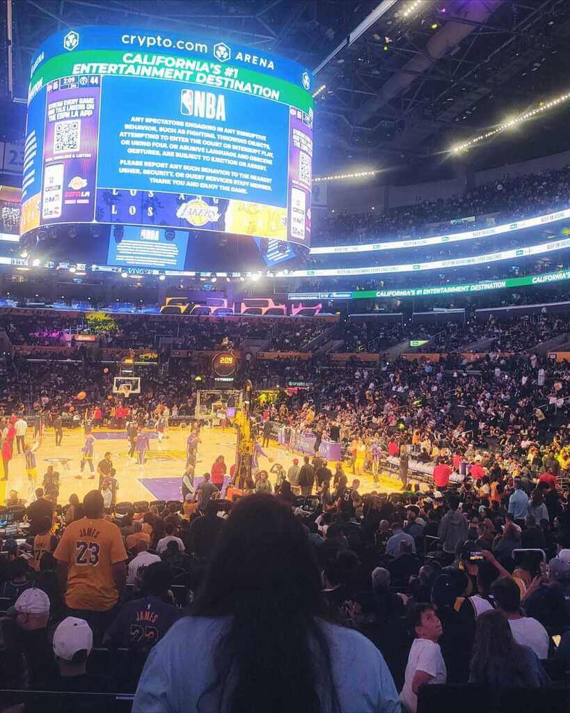 Viviendo la experiencia de un partido de la NBA en EEUU