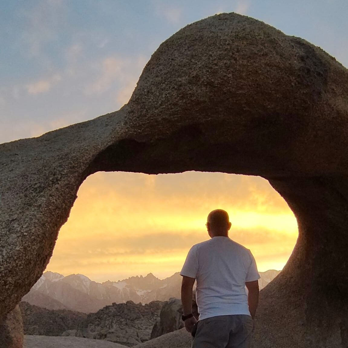 Mobius Arch al atardecer